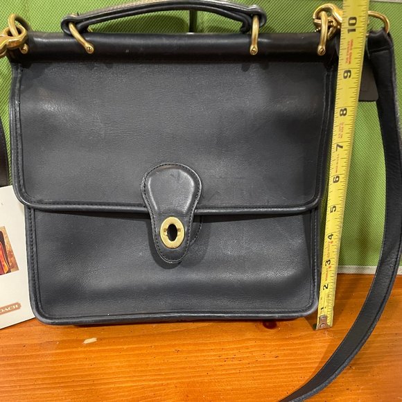 Vintage Coach Willis Crossbody/Top Handle Bag in Black - Picture 2 of 8